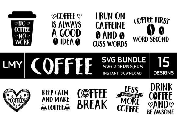 Review: Coffee SVG Bundle for Embroidery Projects