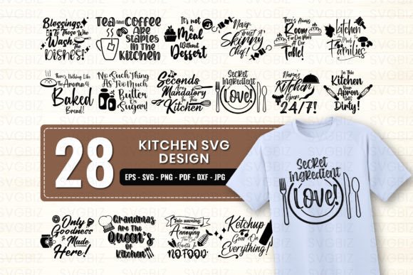 Review: Kitchen Quotes SVG Bundle for Embroidery