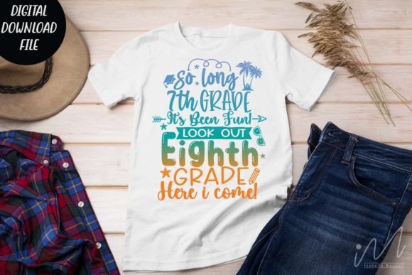 Review: So Long 7th Grade It s Been Fun Svg for Embroidery