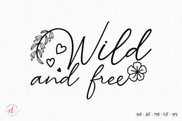 Review: Wild and Free SVG, DXF, PNG, EPS, PDF for Embroidery