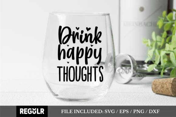 Reviewing Drink Happy Thoughts SVG for Real Embroidery
