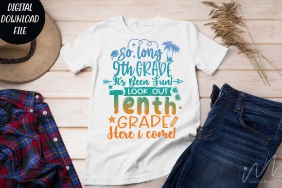 Reviewing So Long 9th Grade It s Been Fun Svg for Embroidery