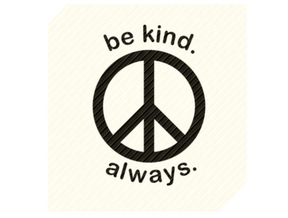 Reviewing the Be Kind Always Quote Peace Symbol for Embroidery